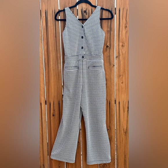 abercrombie kids Other - Abercrombie Kids Black & White Girls Houndstooth Jumpsuit - Size 13/14